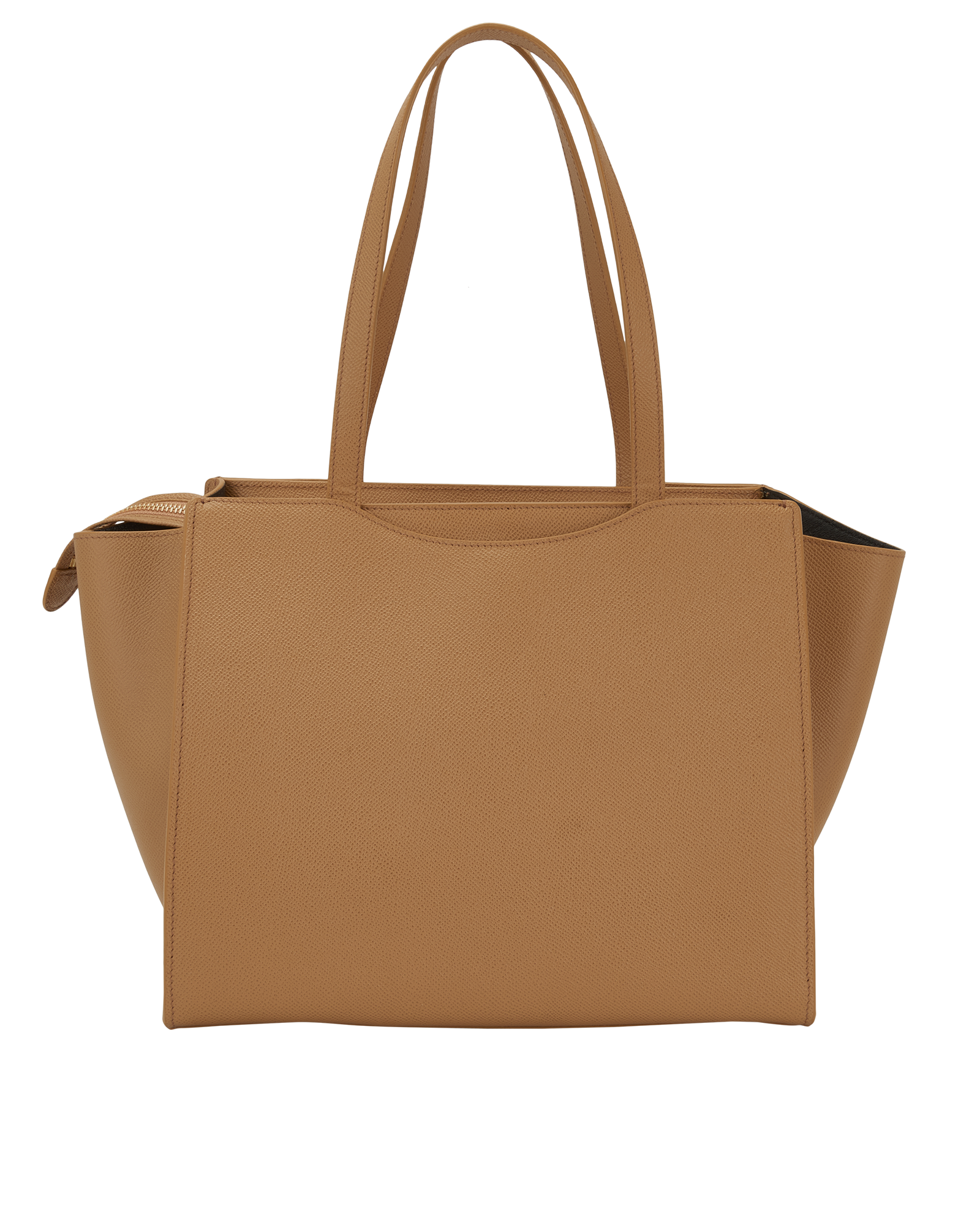 Gemini Tote, &pound;595, Handbags, Beige, Leather, Back view